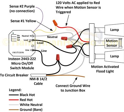 outdoor flood light wiring diagram